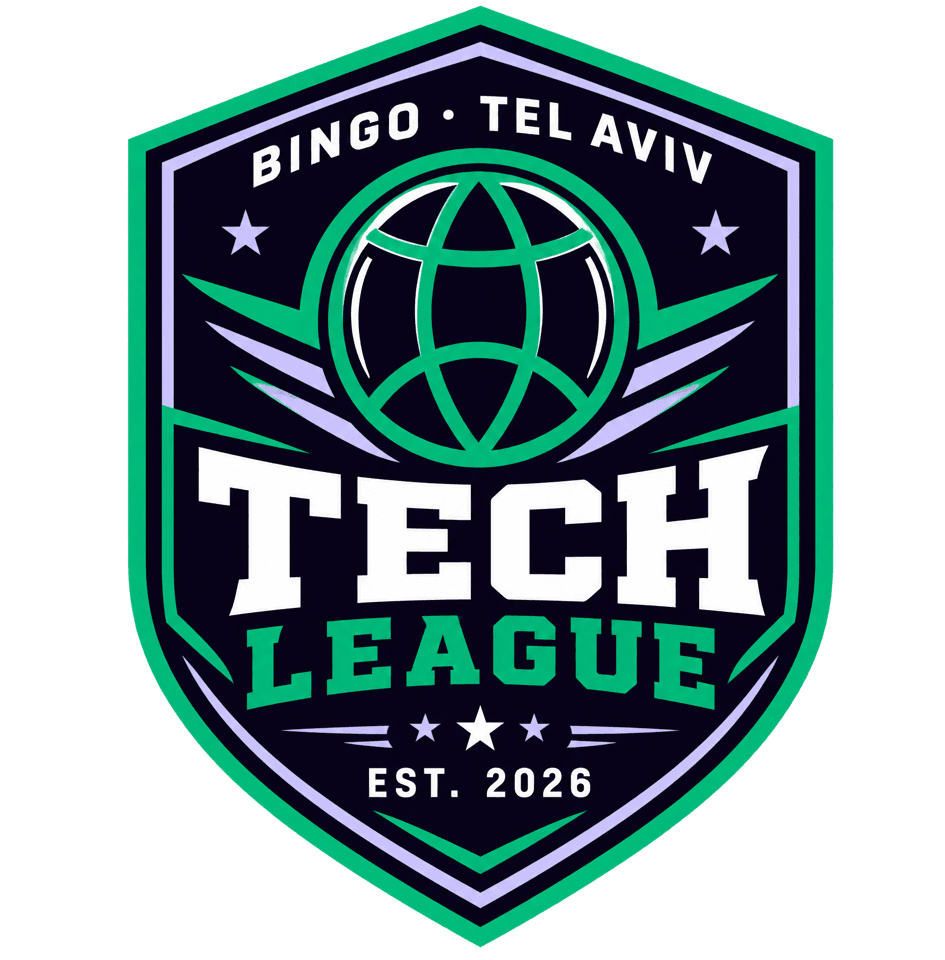 BINGO TechLeague crest — Tel Aviv, est. 2026